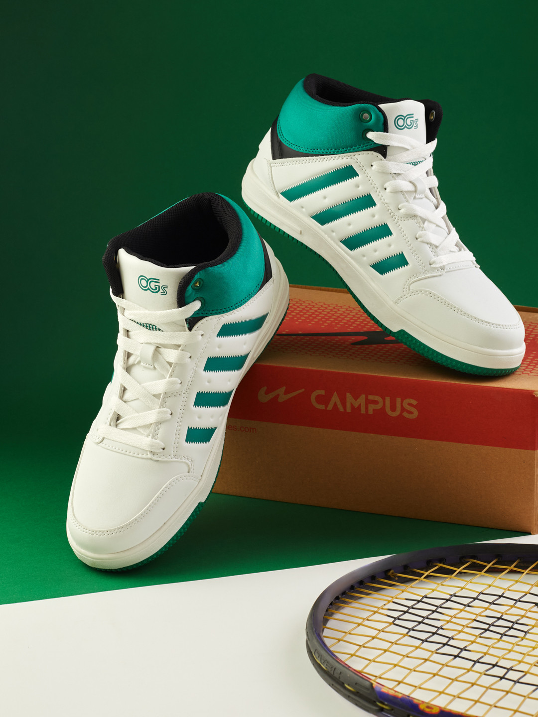 Campus Men OG-26 Round Toe Memory Foam Sneakers