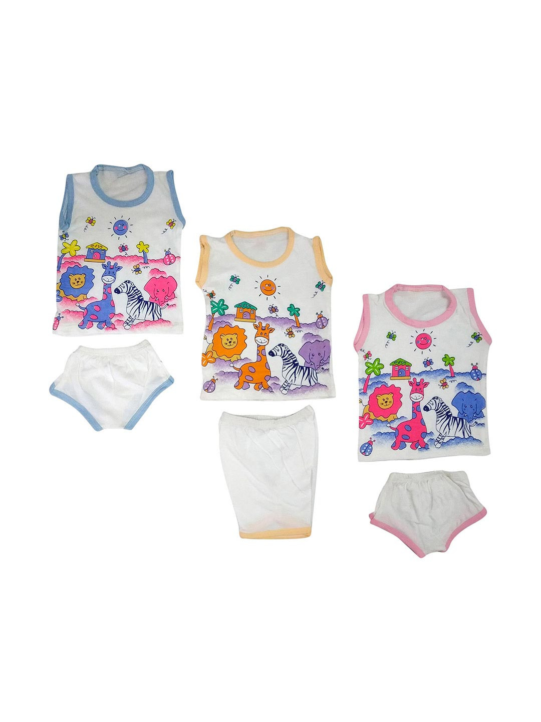 BAESD Unisex Kids Printed T-shirt and Shirt with Shorts