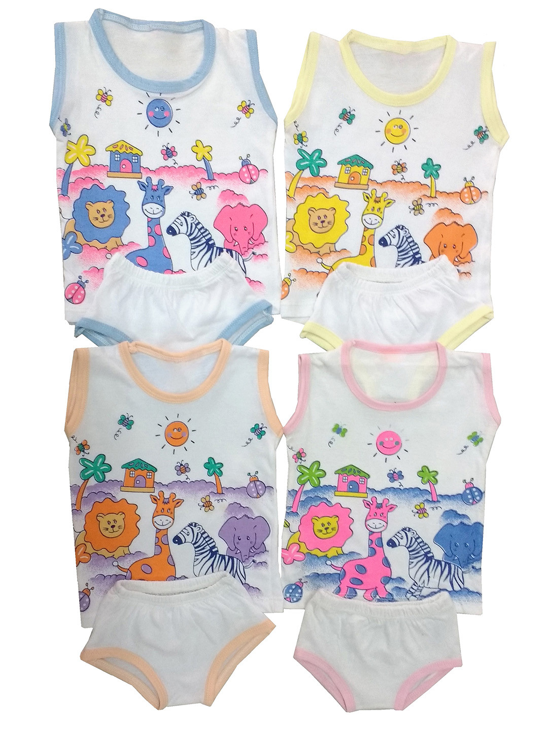 BAESD Unisex Kids Printed T-shirt and Shirt with Shorts
