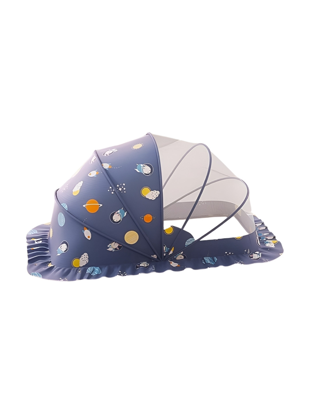 GUCHIGU Blue Crib Size Tent Mosquito Net