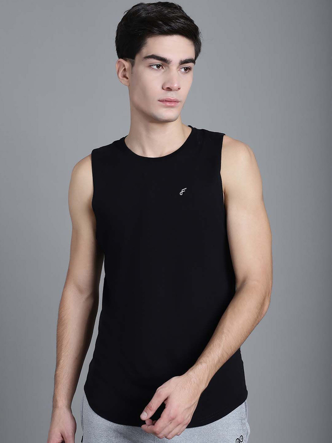 FBAR Round Neck Skin Friendly Pure Cotton Gym Innerwear Vest FBAE-01