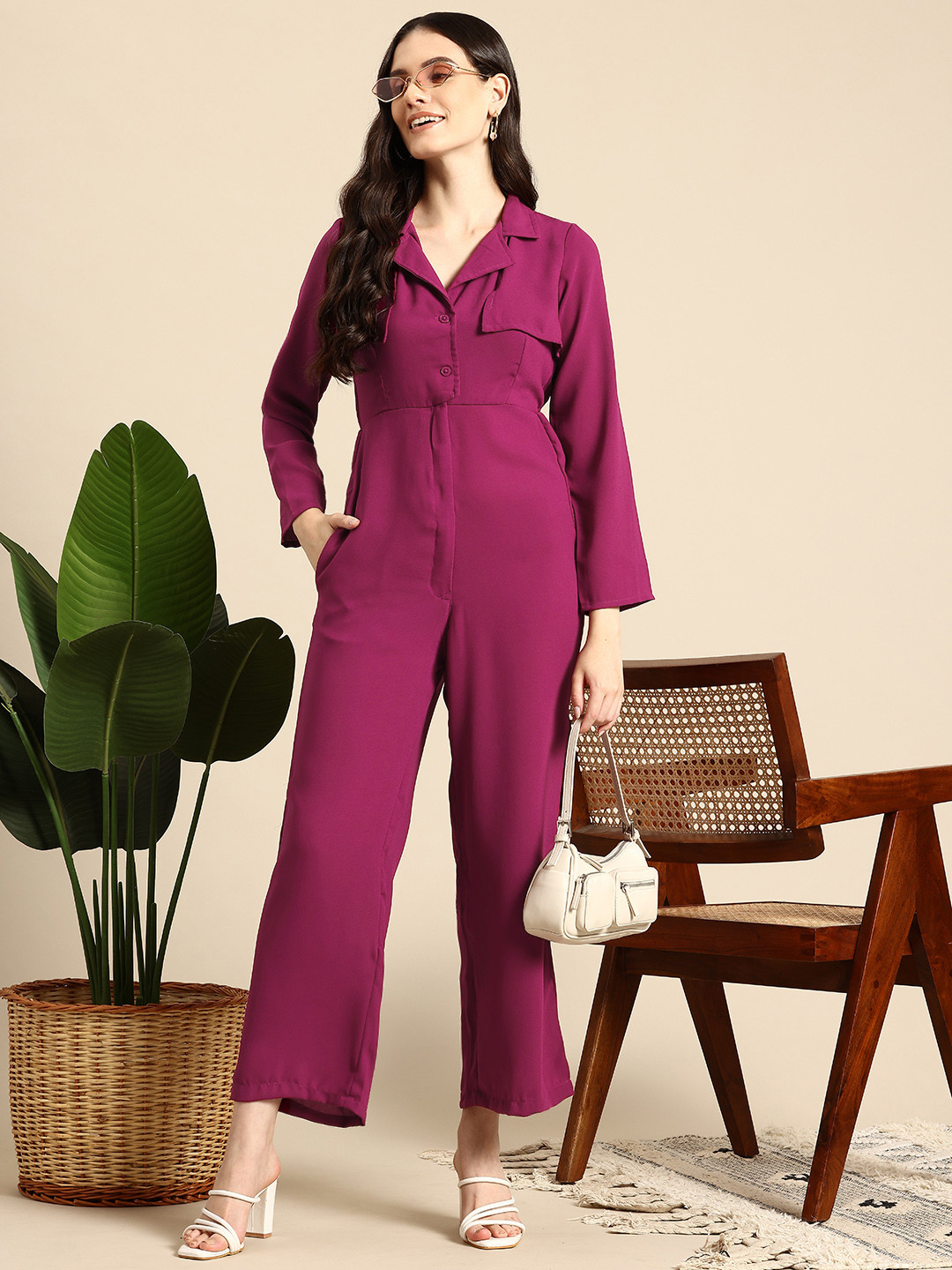 Mast & Harbour Basic Jumpsuit