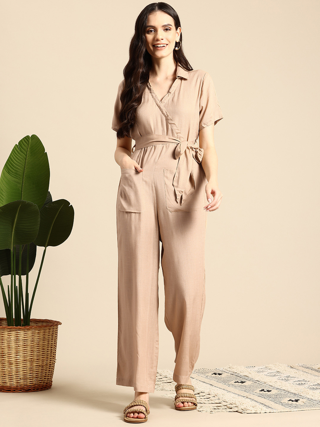 Mast & Harbour Basic Jumpsuit