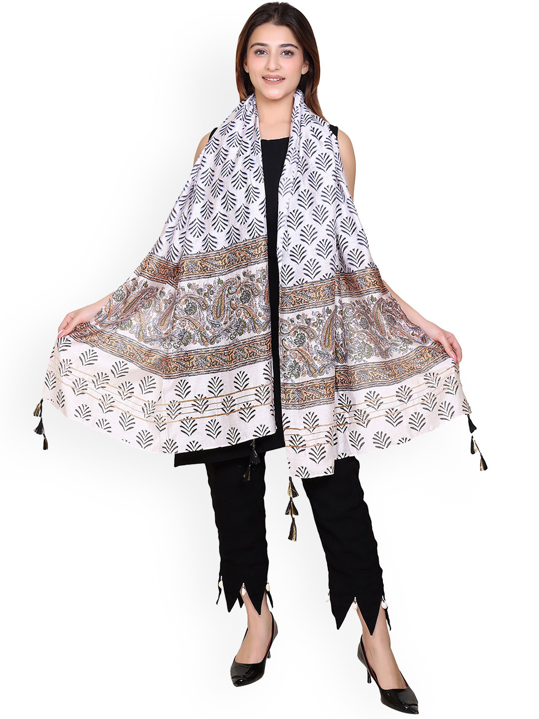 Oswal International Women Floral Printed Shawl