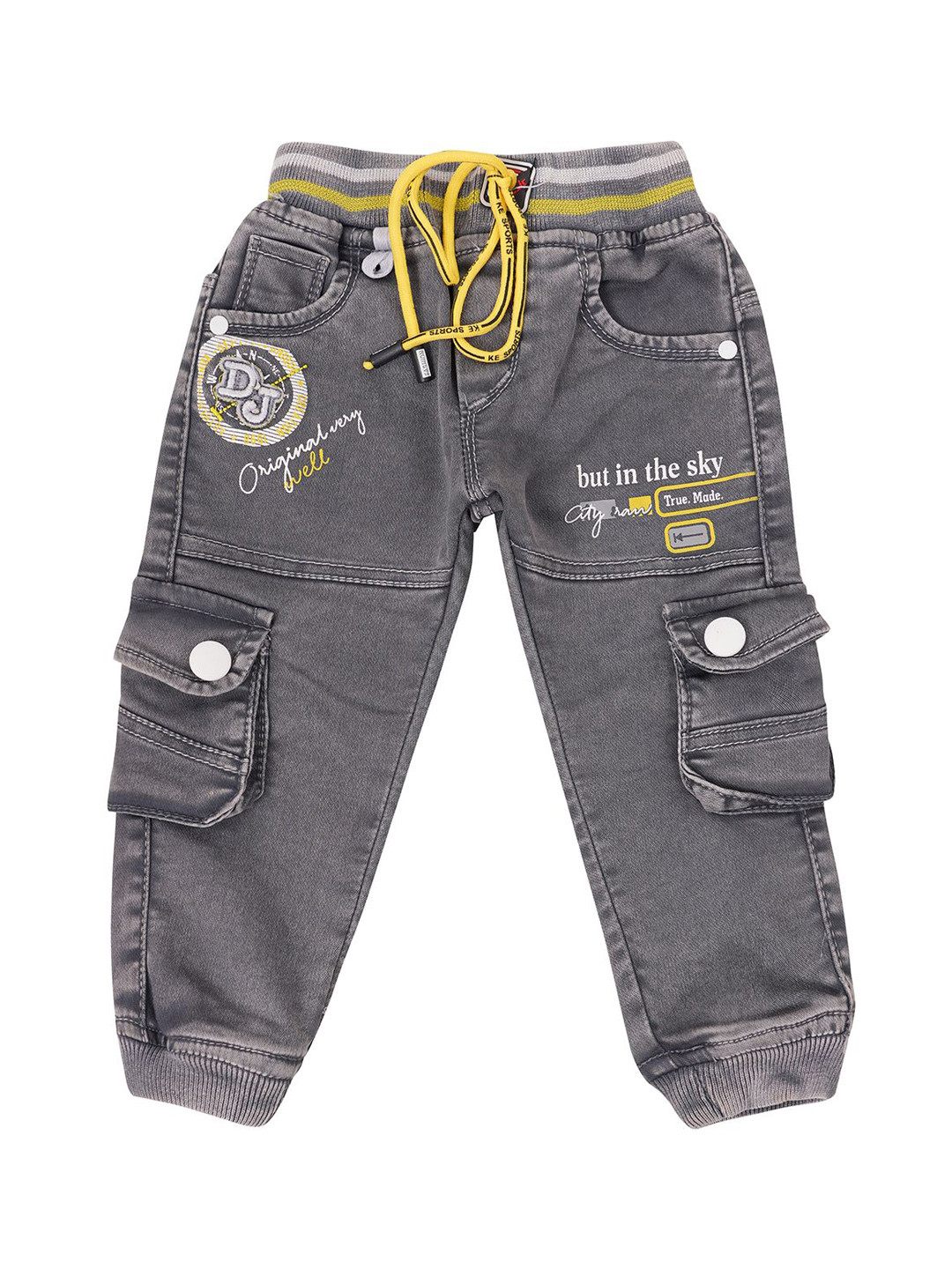 BAESD Boys Original Fit Clean Look No Fade Light Shade Mid-Rise Stretchable Jeans