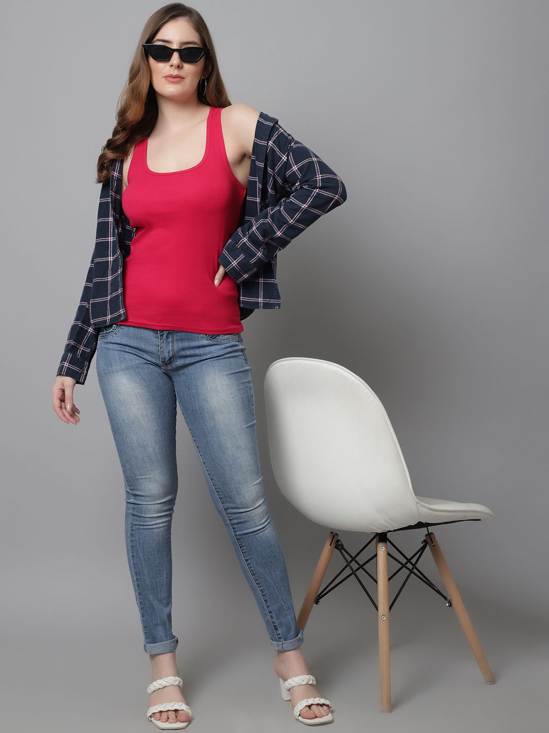 KEX  Scoop Neck Tank Top