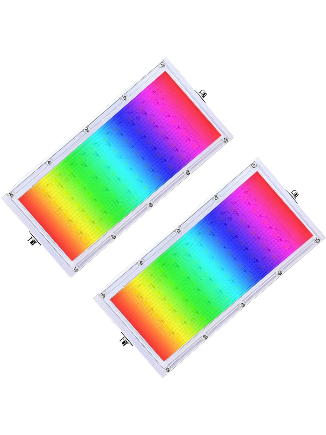 SPARK WORLD Red & Blue 2 Pieces Flood Brick LED Smart Light