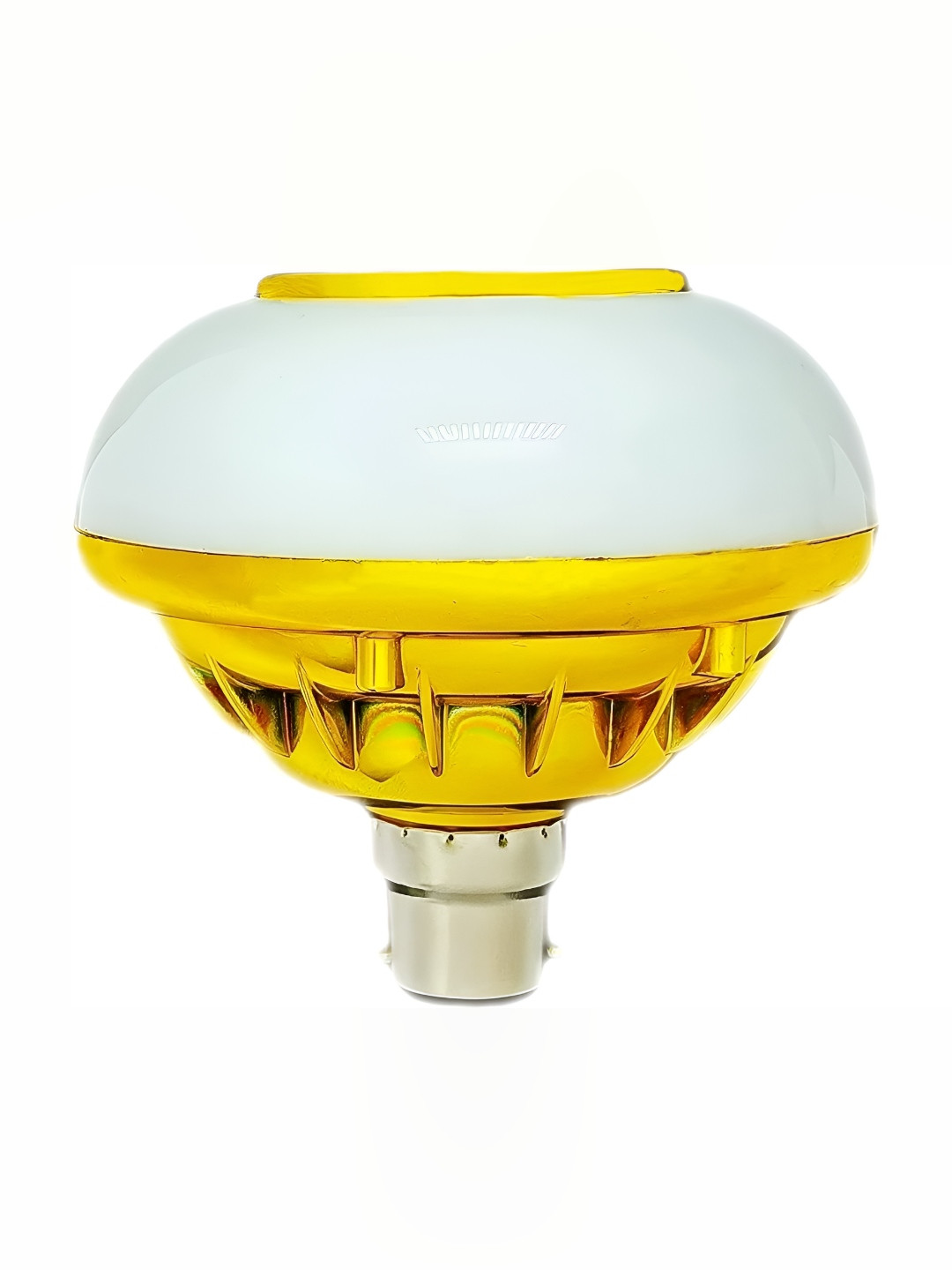 SPARK WORLD White & Gold Toned Bluetooth LED Smart Bulb