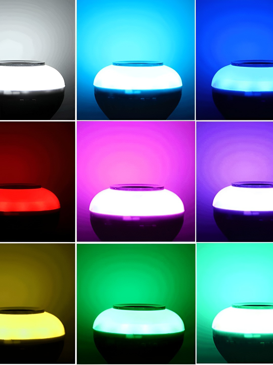 SPARK WORLD Pink & White 12W LED Bluetooth Music Smart Light