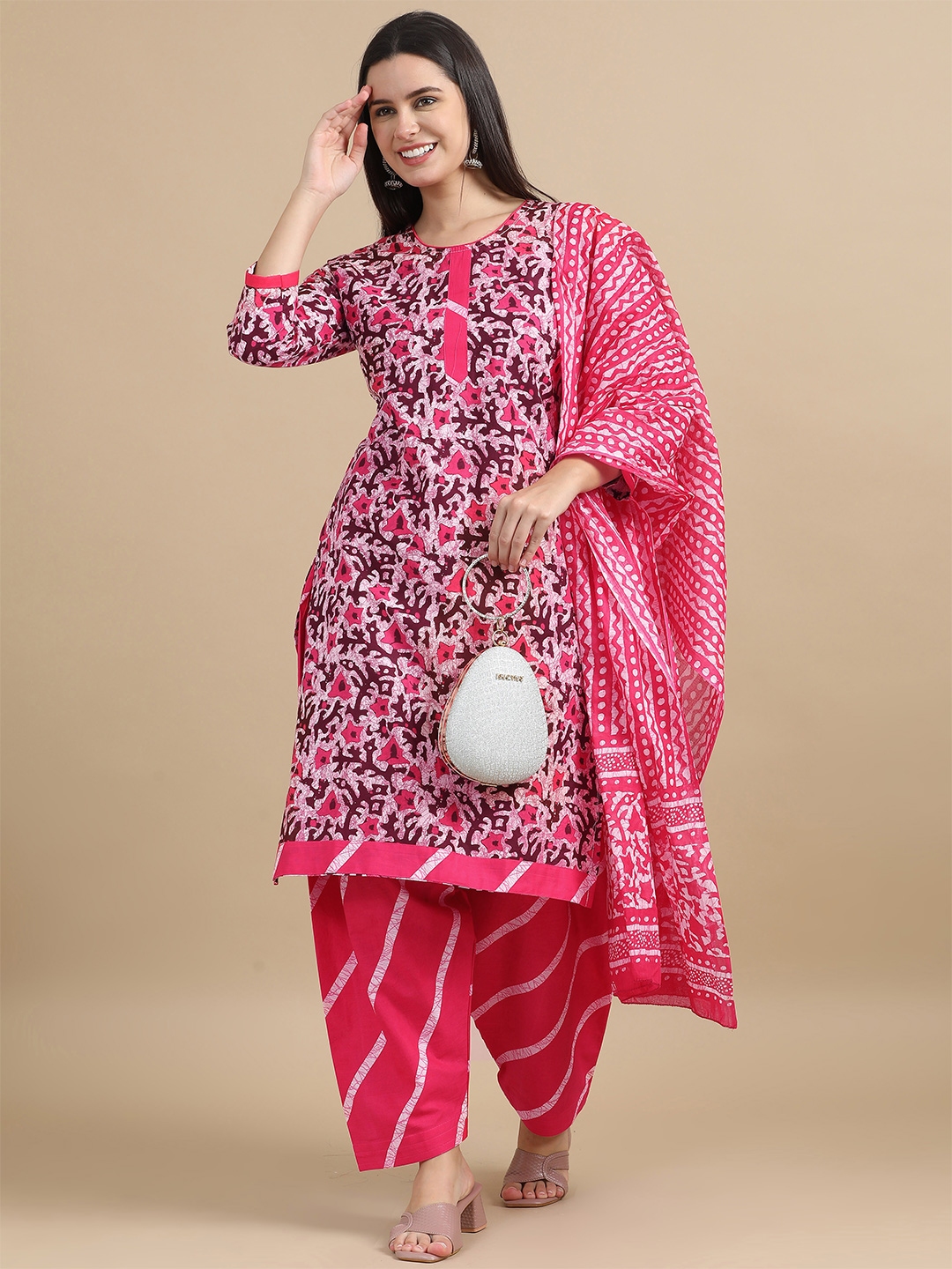 Miraan unstitched cotton dress material shop