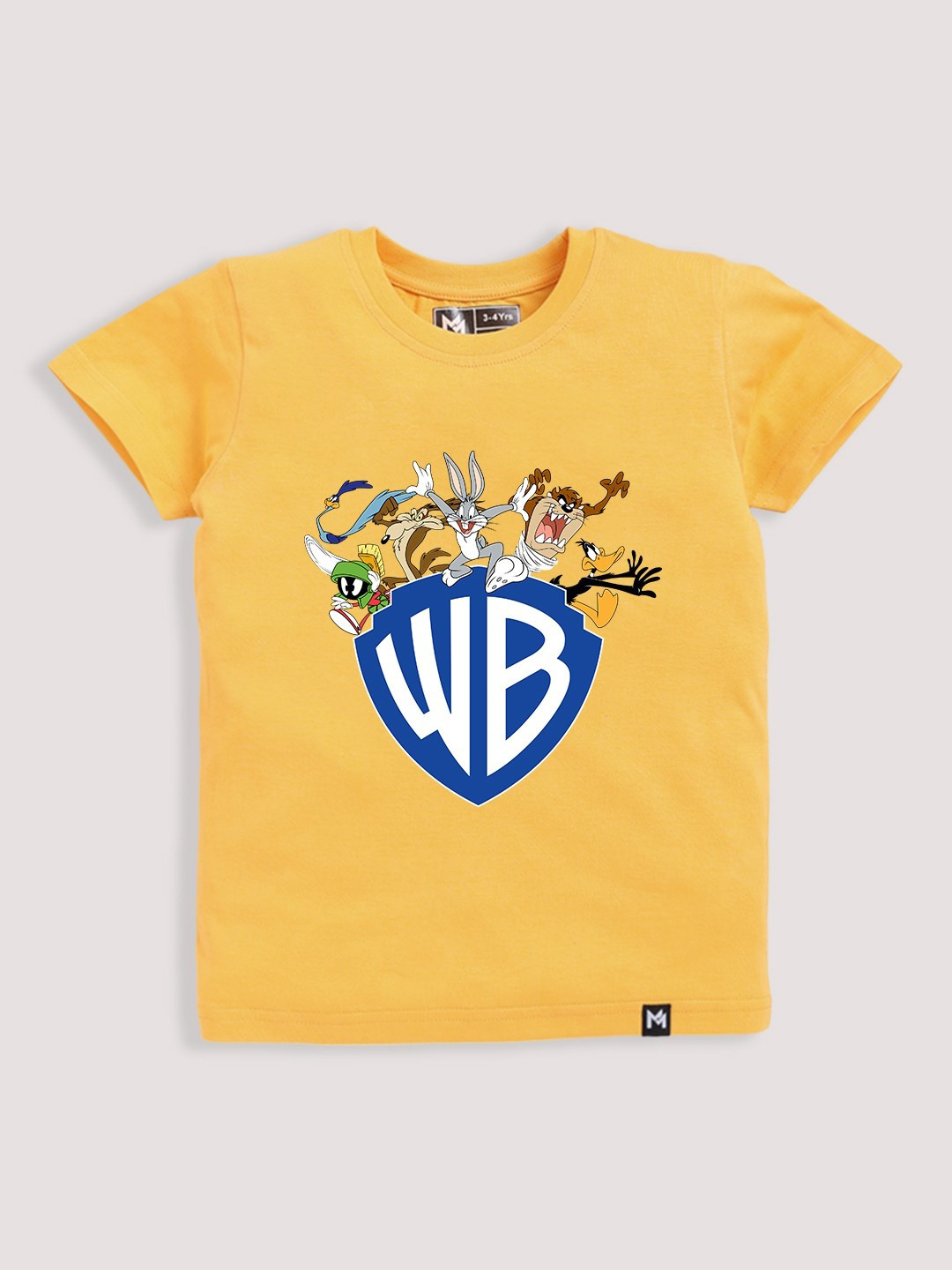 YK X Minute Mirth Boys Looney Tunes Printed Pure Cotton T-shirt