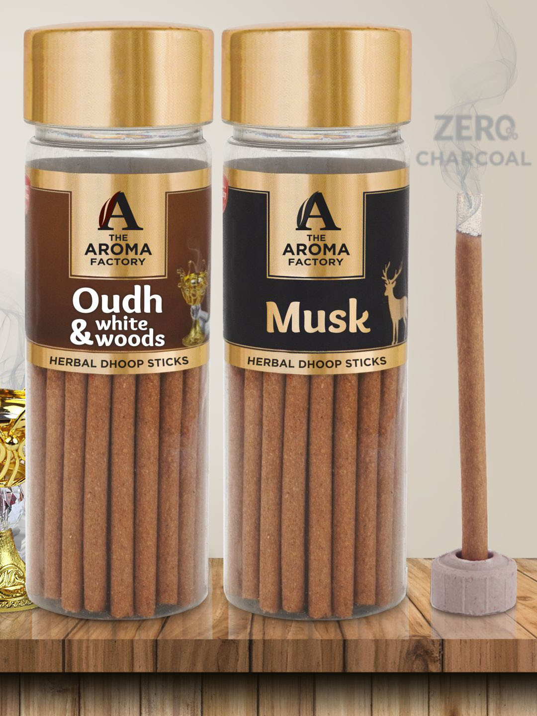 The Aroma Pack of 2 Wooden dhoopbatti Incense Stick