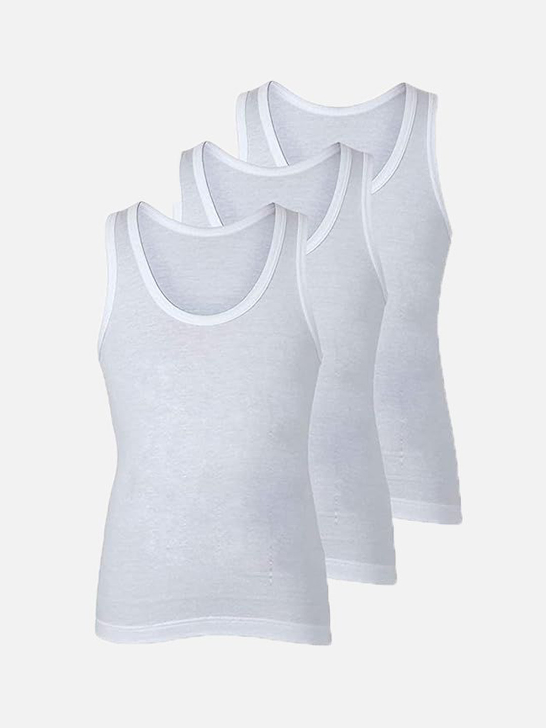 Bodycare Kids Boys Pack Of 3 Cotton Basic Vests KIA150-PK013