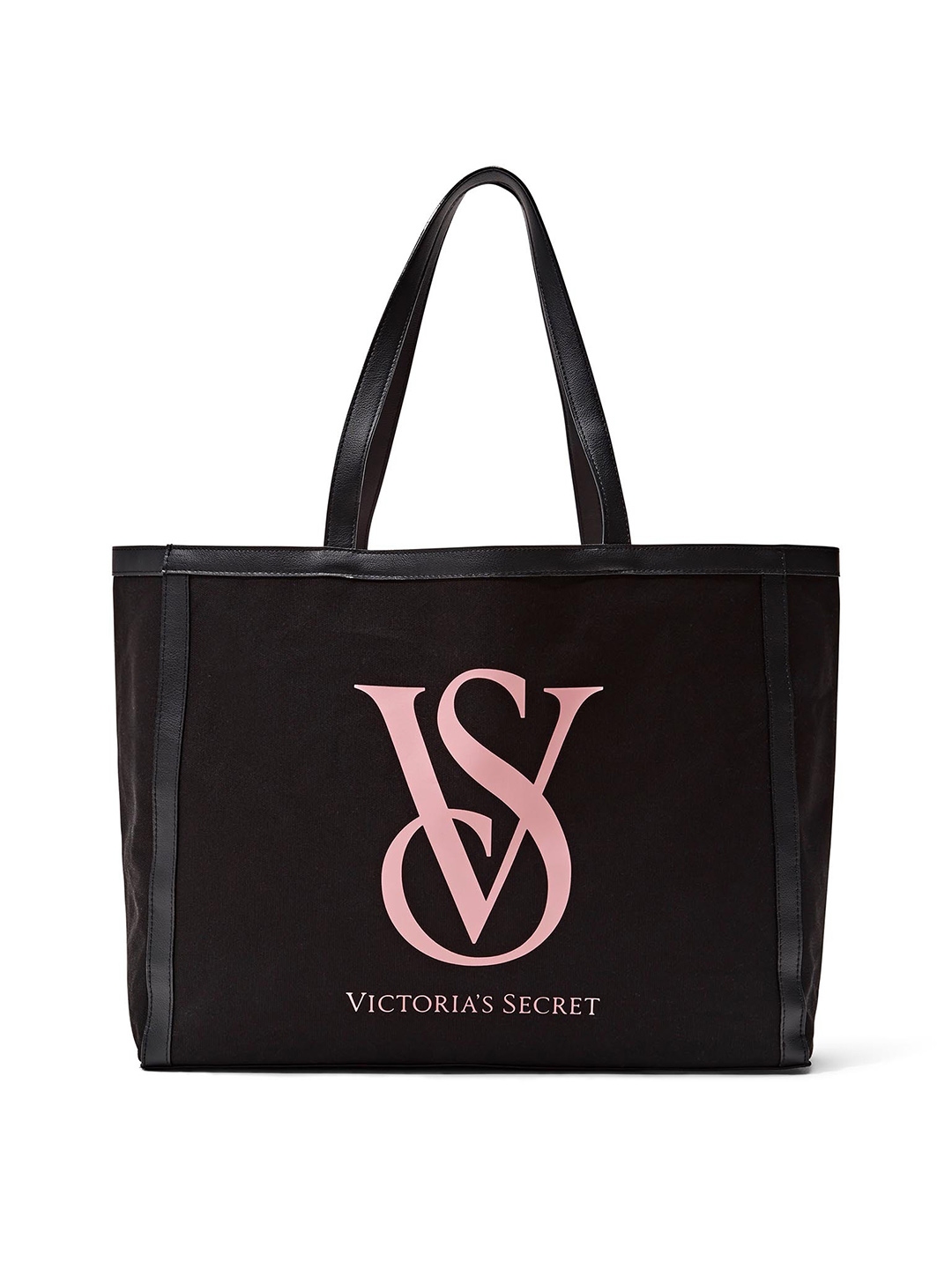 Buy Victoria s Secret Black Brand Logo Printed Tote Bag Free Gifts for Women 29851167 Myntra