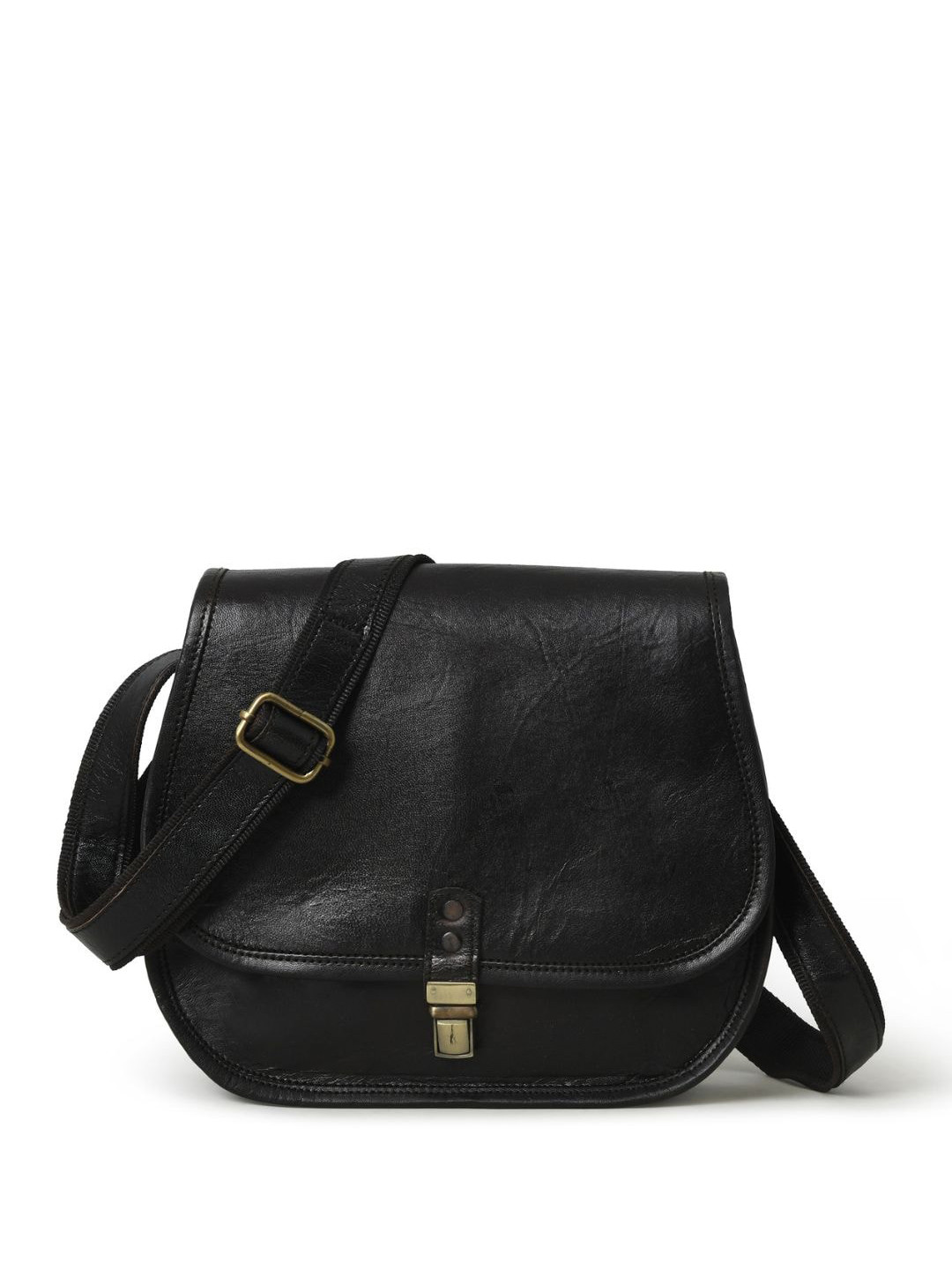 MaheTri Zamora Black Crossbody Bag