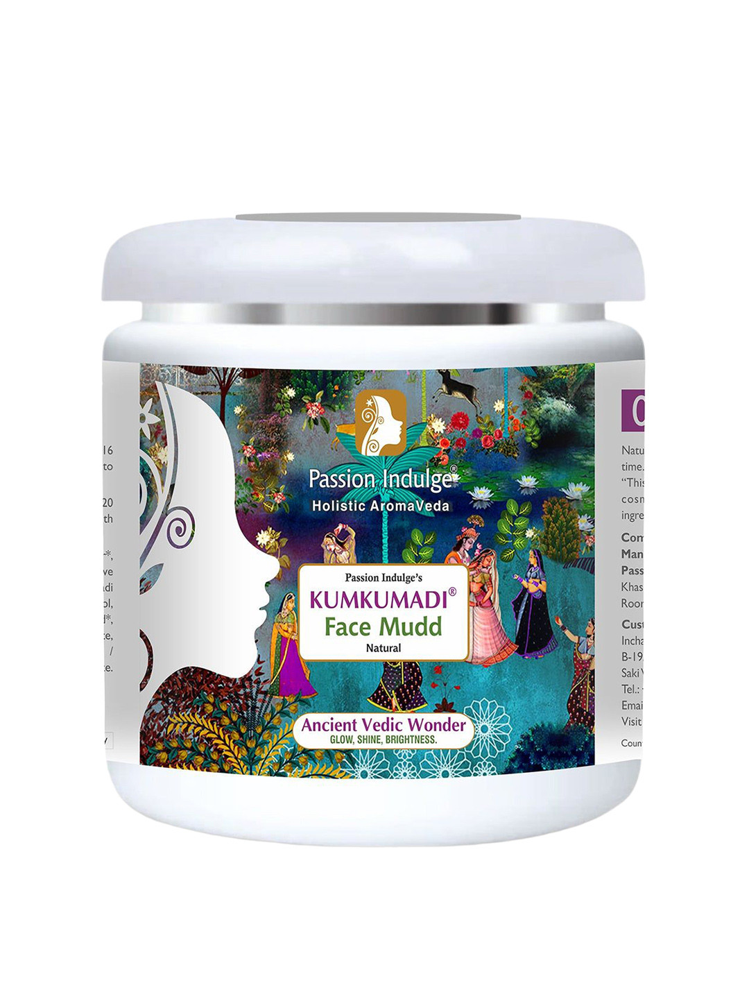 Passion Indulge Professional Natural Kumkumadi Face Mudd with Vetiver - 500 g