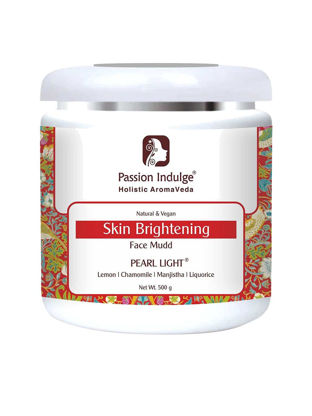 Passion Indulge Pearl Light Professional Skin Brightening Face Mudd With Lemon- 500 gm