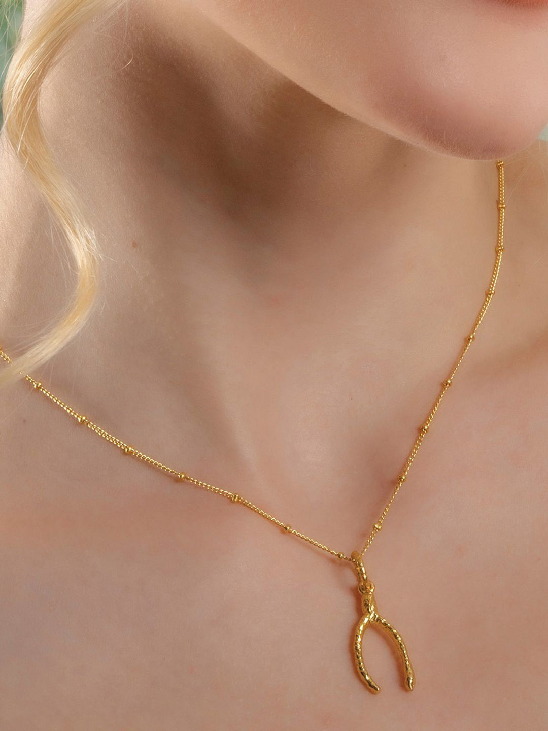 ARVINO 14k Gold-Plated Statement Necklace