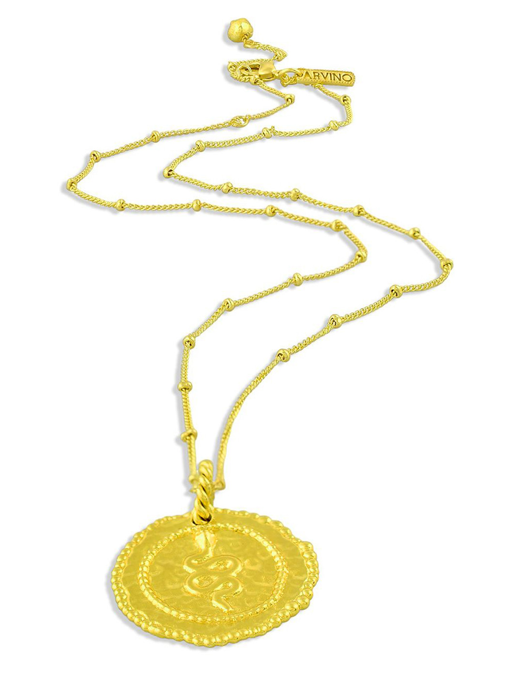 ARVINO 14k Gold-Plated Circular Pendants with Chains