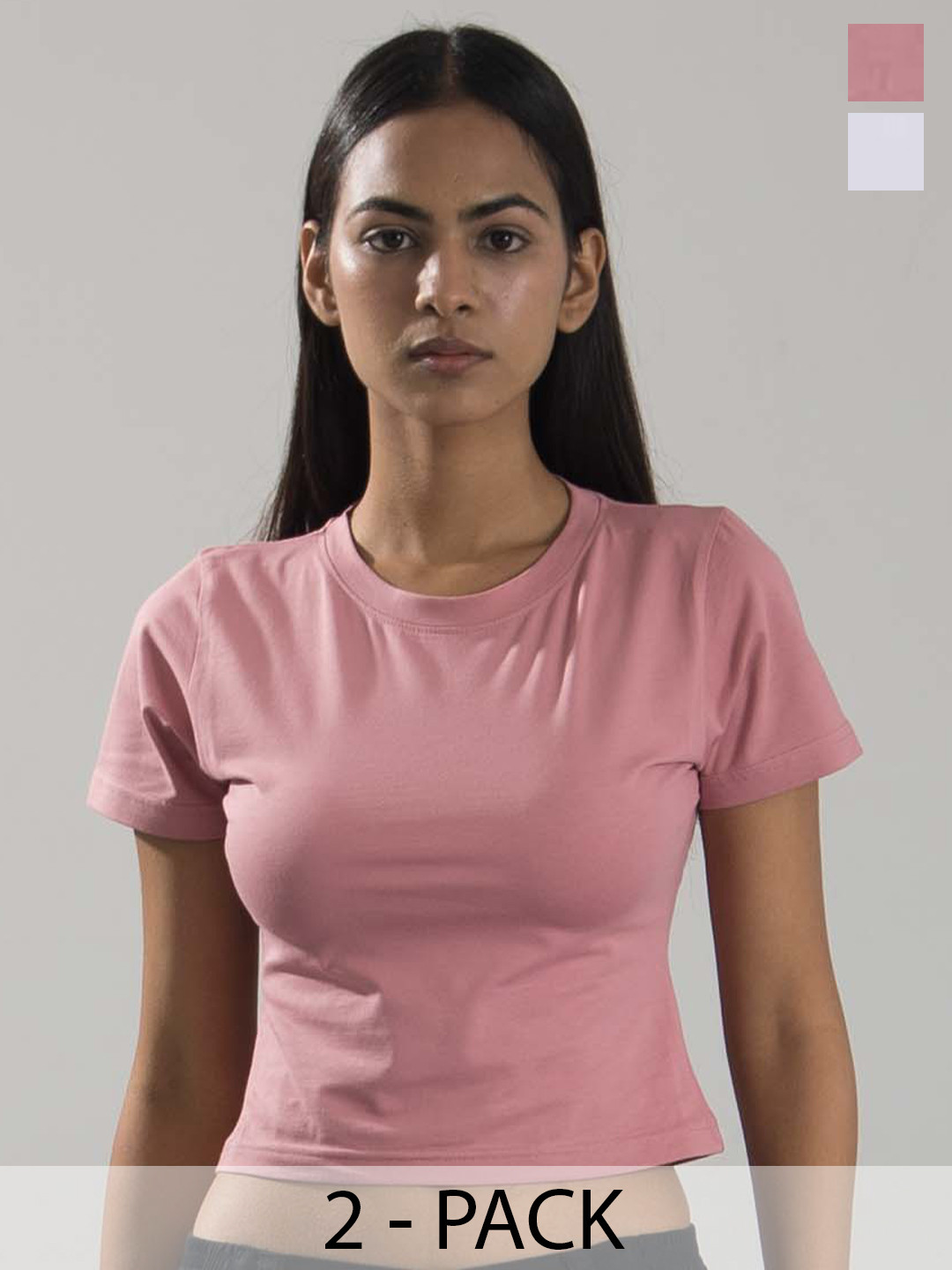 ONEWAY Women Pack of 2 Crop Top