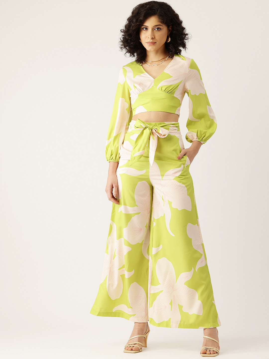 bebe Future Glam Floral Printed Co-Ord