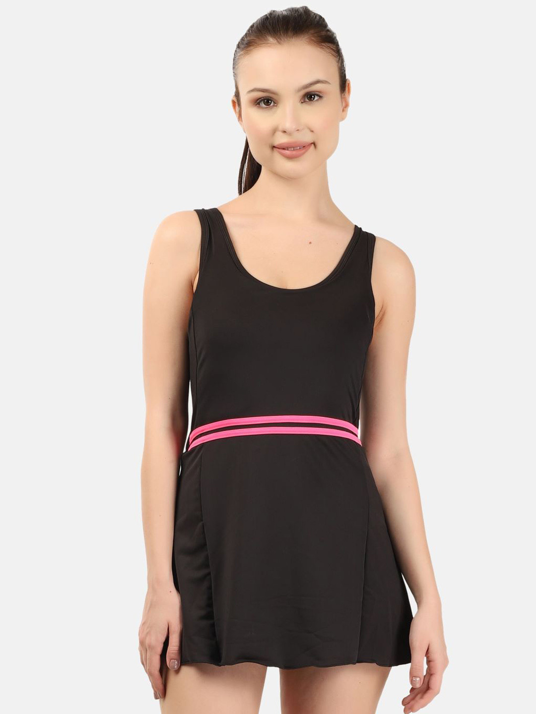 Poftik Sleeveless Padded Swimming Dress