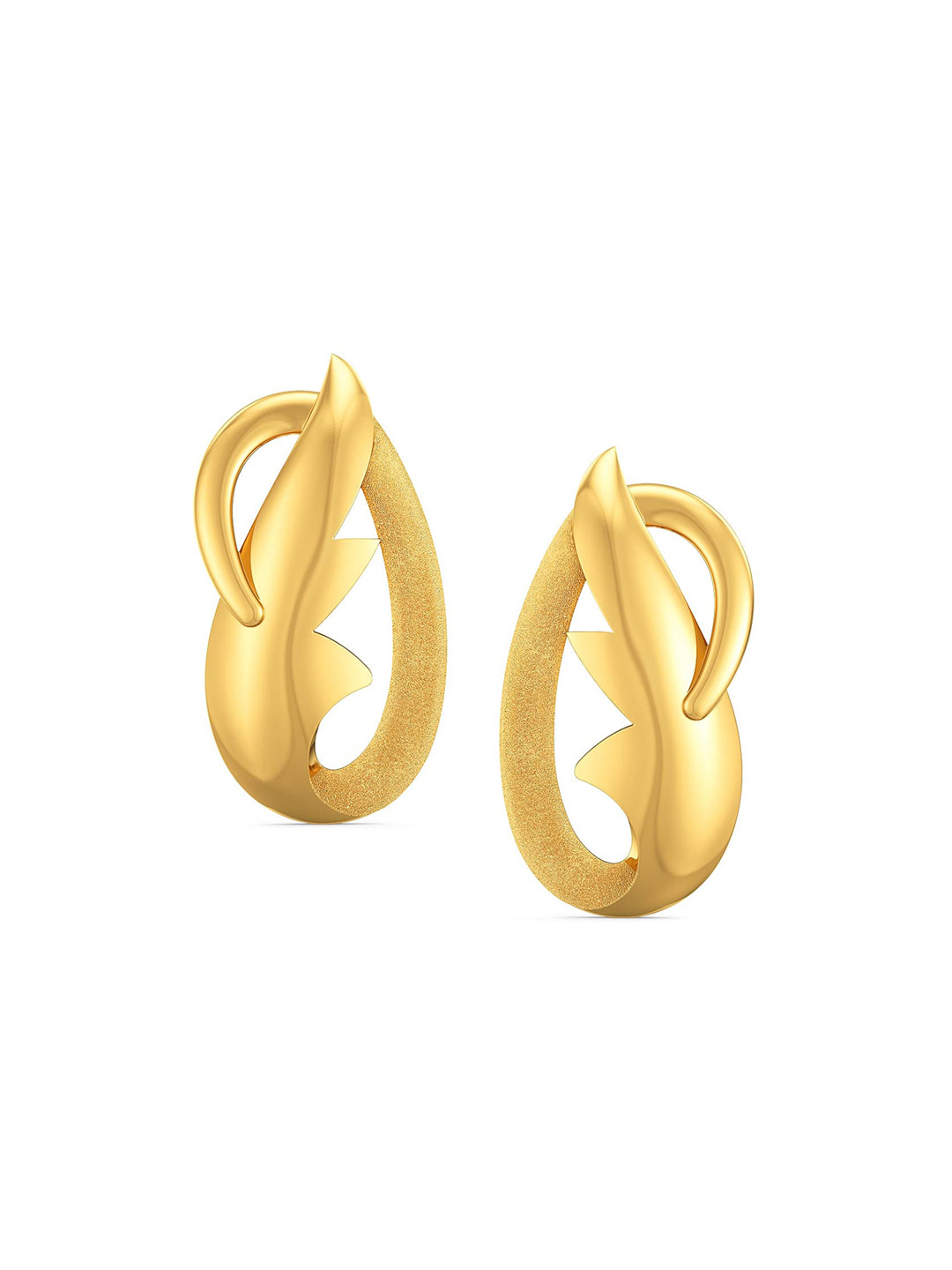 Joyalukkas Girls BIS Hallmark 22KT Gold Studs 3.84 gm