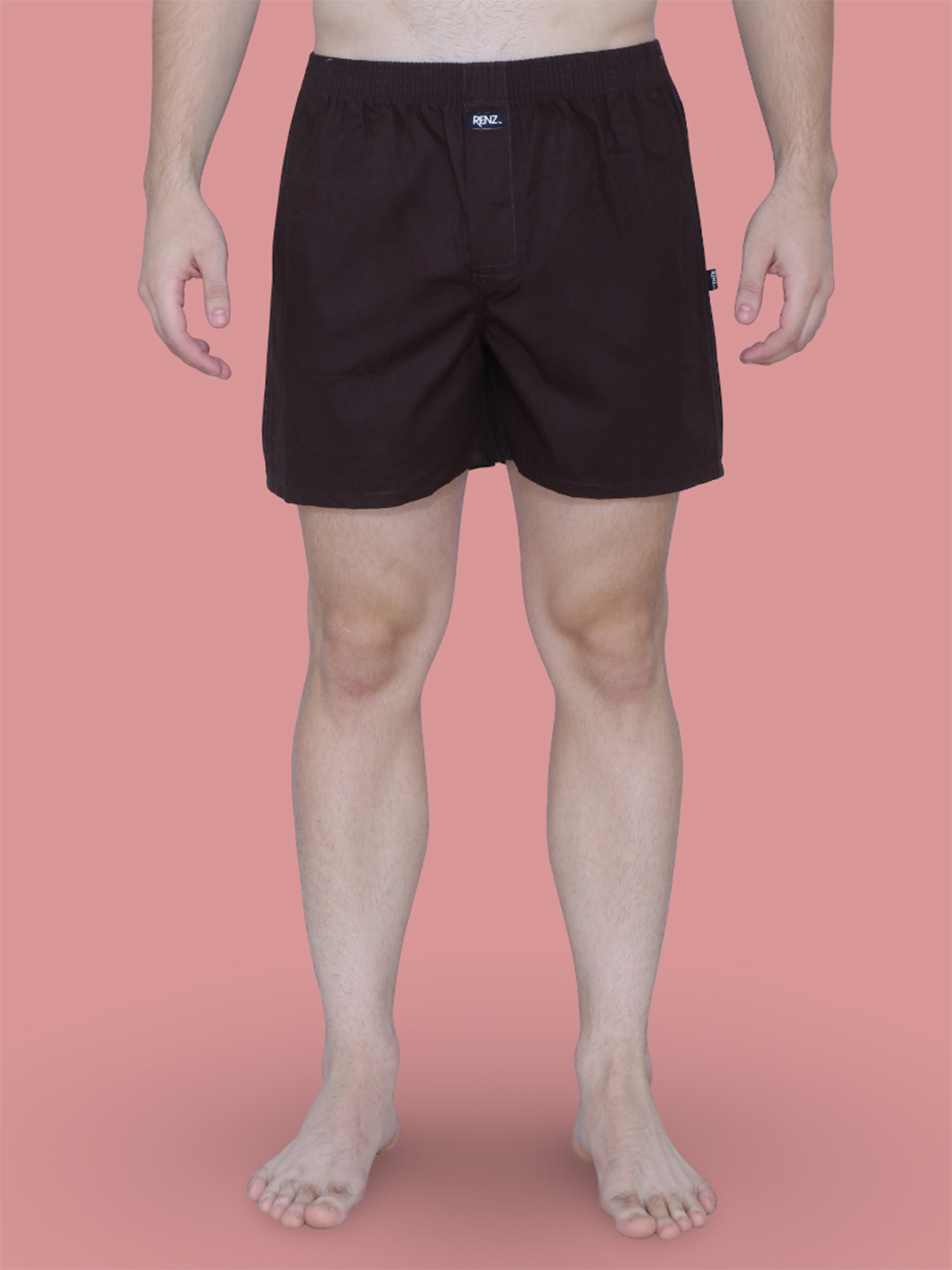 RENZ Mid Rise Carbon Finish Pure Cotton Boxer