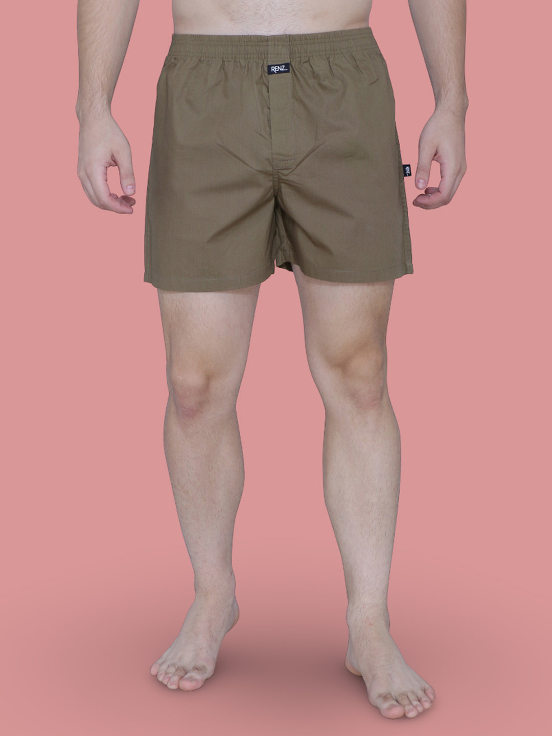 RENZ Mid Rise Carbon Finish Pure Cotton Boxer