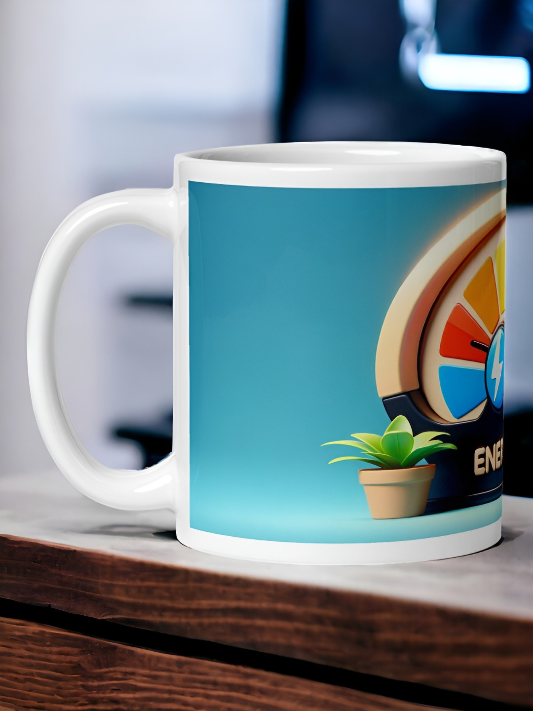 bettergiftflowers Torogoz White Conversational Ceramic Microwave Safe Mug-350ml