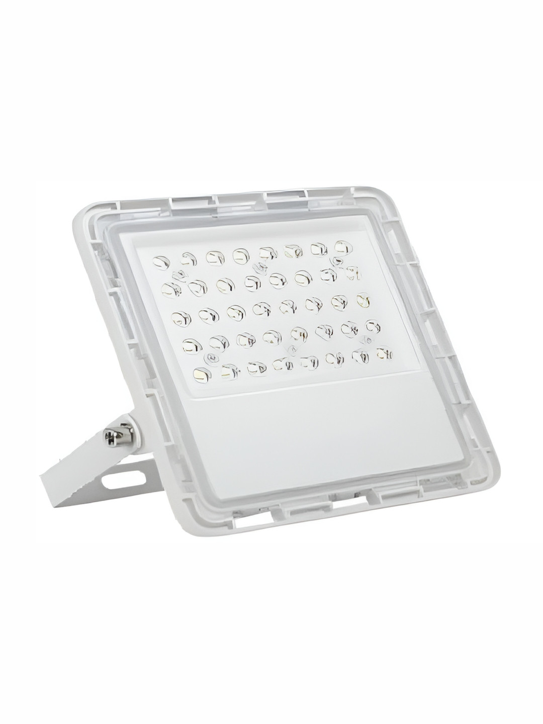 SPARK WORLD White Square Shaped Aluminum Outdoor Lamp