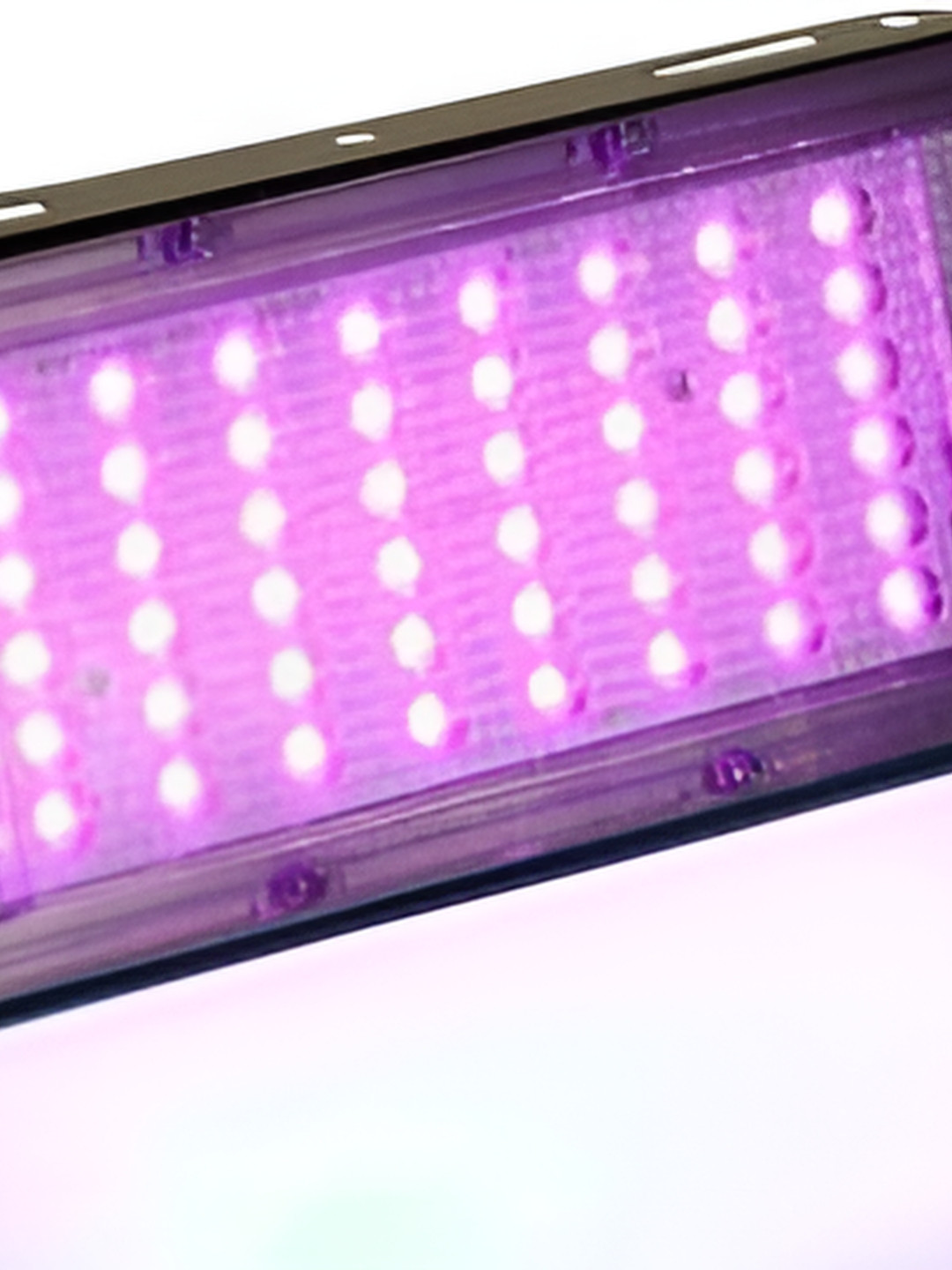 SPARK WORLD Pink & Black Aluminum Rectangle Shaped Outdoor Lamp