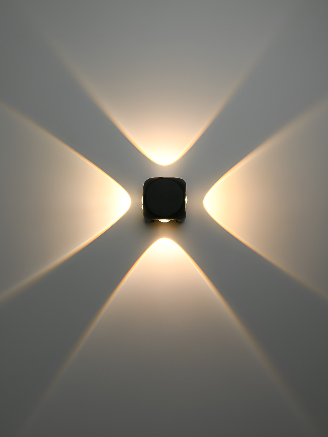 SPARK WORLD Black Spherical Shaped Waterproof Outdoor Lamp
