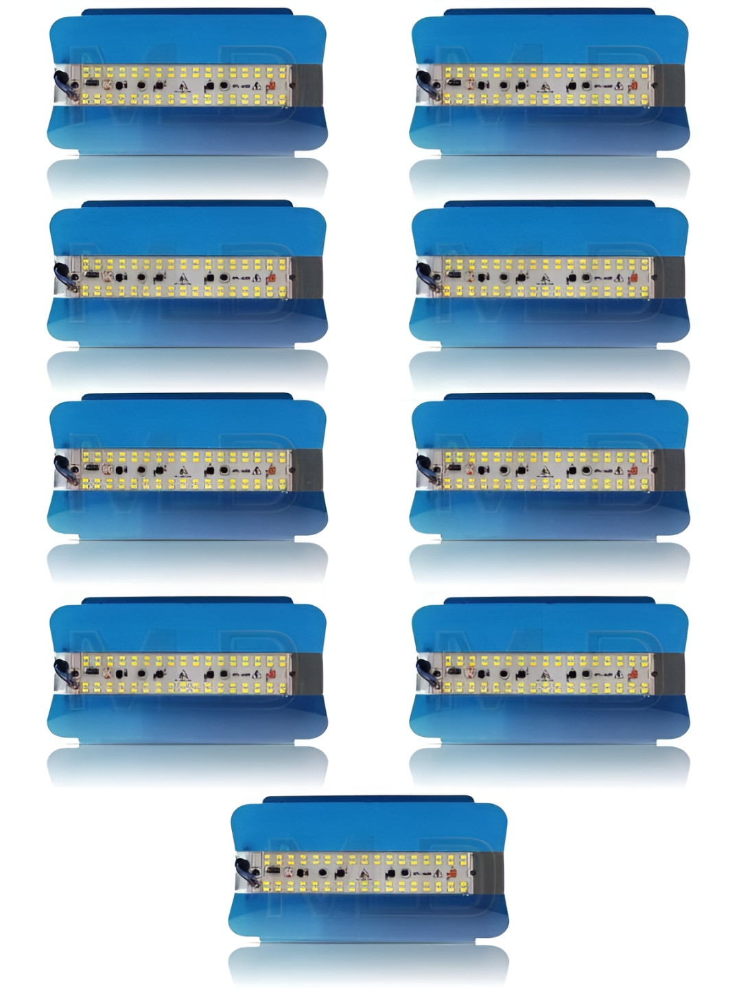 SPARK WORLD 9-Pcs Blue Aluminium Outdoor Lamp