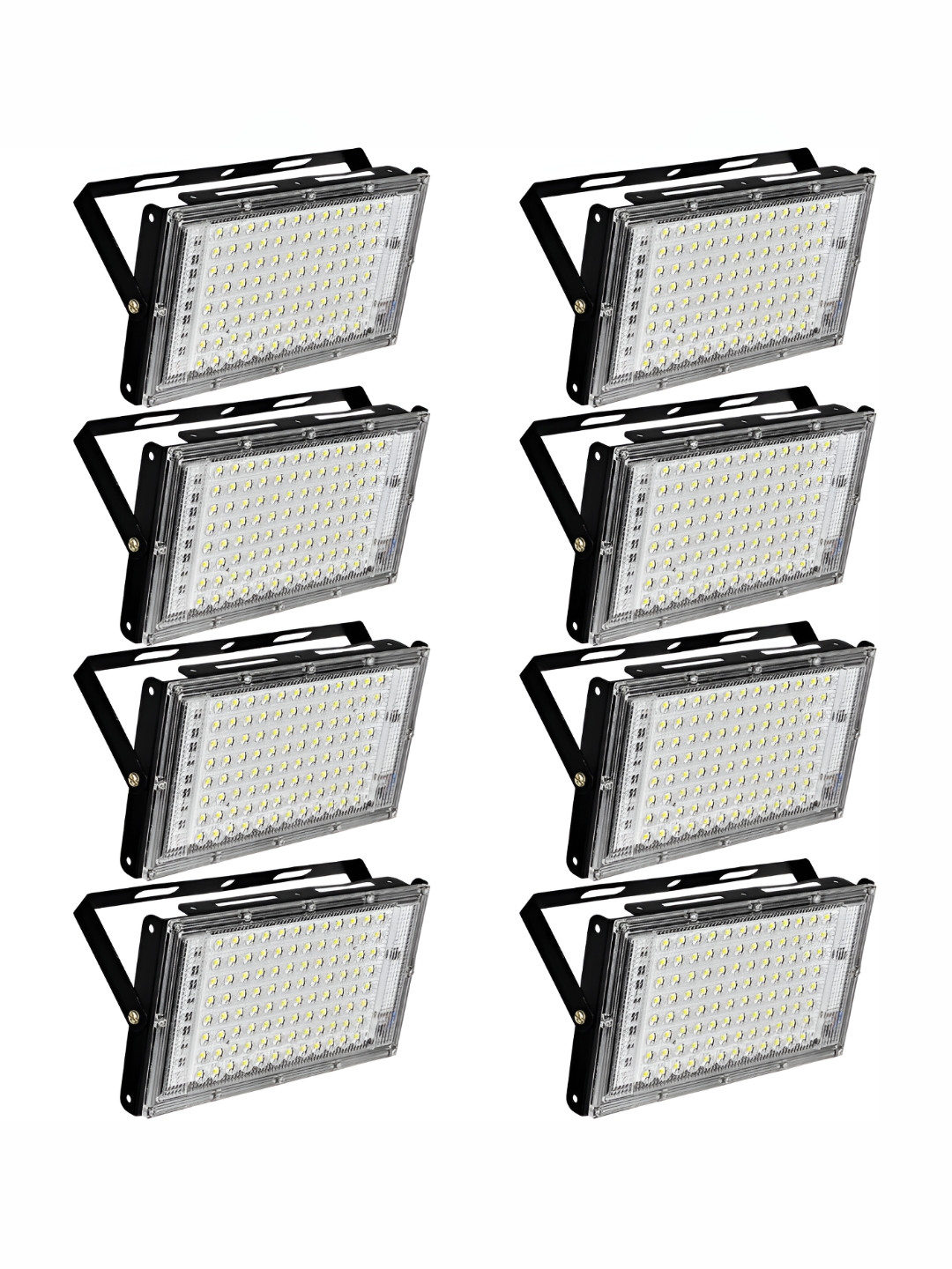 SPARK WORLD 8-Pcs White Aluminium Outdoor Lamp