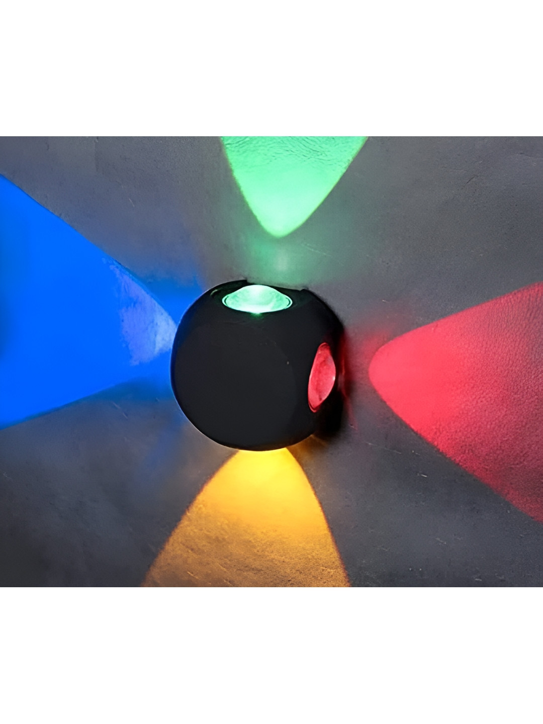 SPARK WORLD Yellow & Green Textured Round Shaped Outdoor Lamps