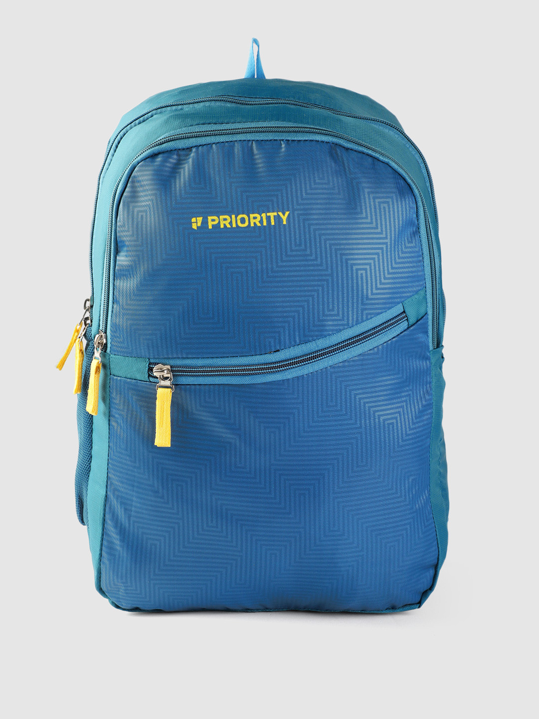 Priority Unisex Geometric Printed Backpack- 27 L