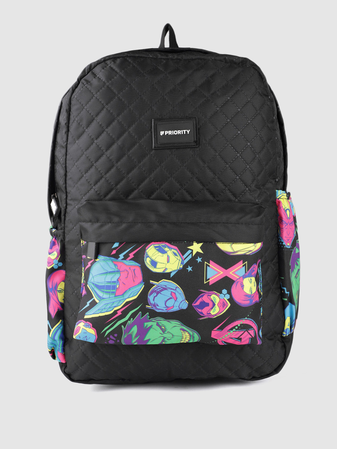 Priority Boys Marvel Printed College Backpack With Applique Detail