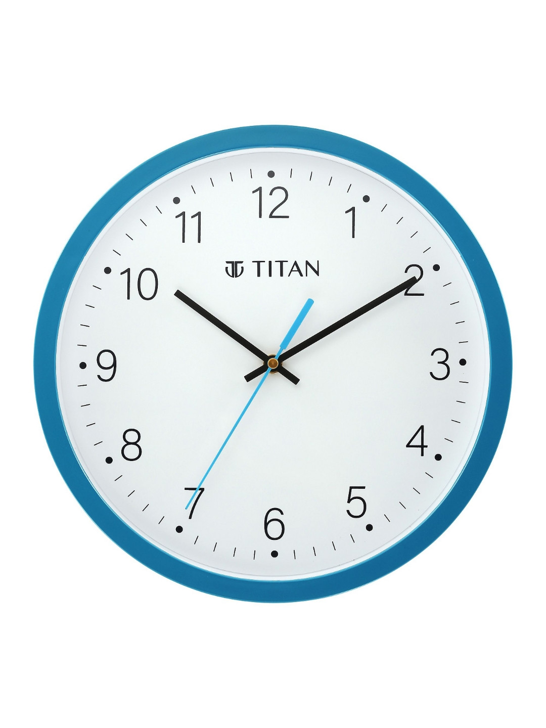 Titan Classic Quartz Plastic Silent Clock Round Battery Analogue Wall Clock-28cm