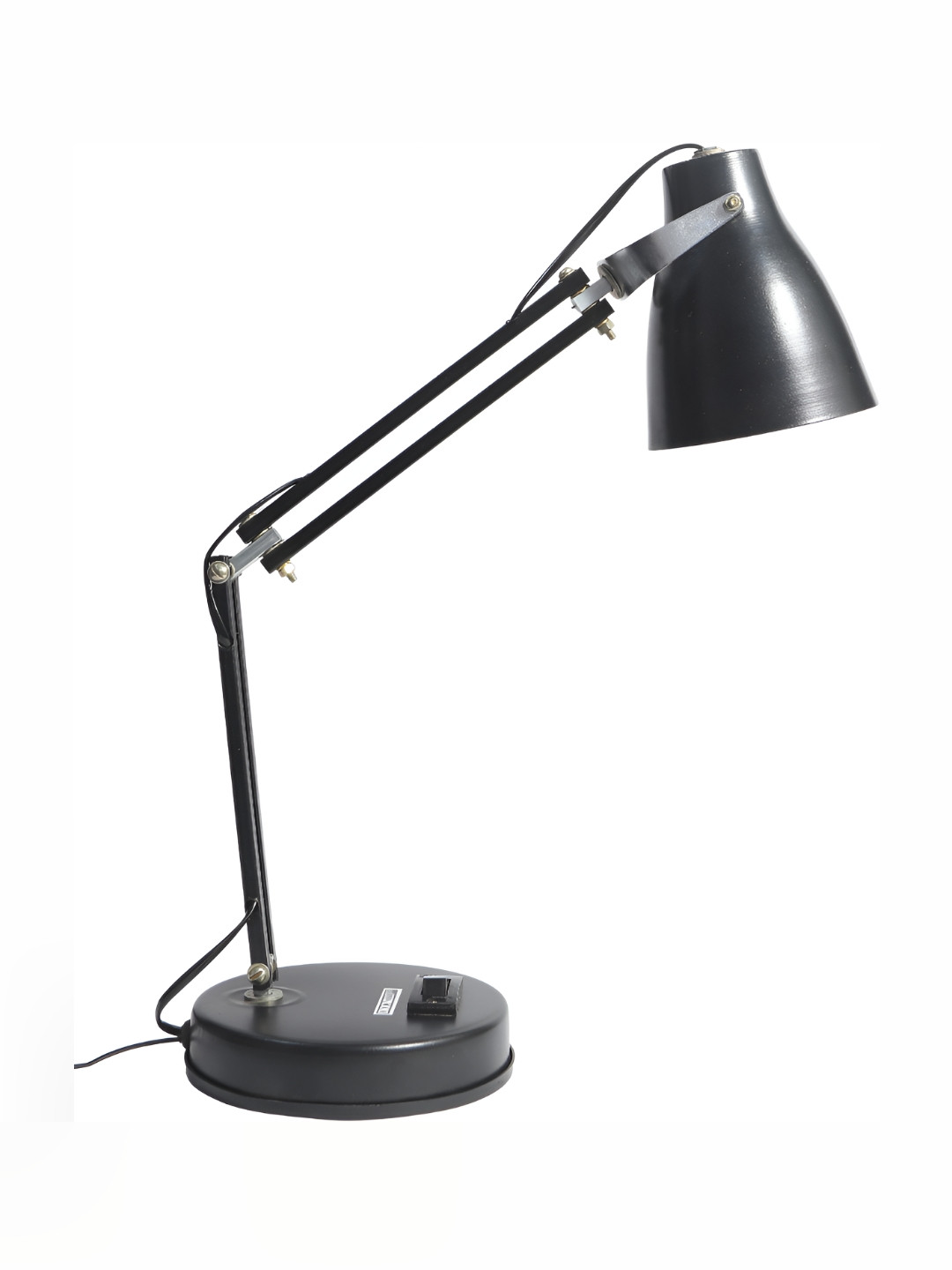 SPARK WORLD Black Iron Contemporary Table Lamp