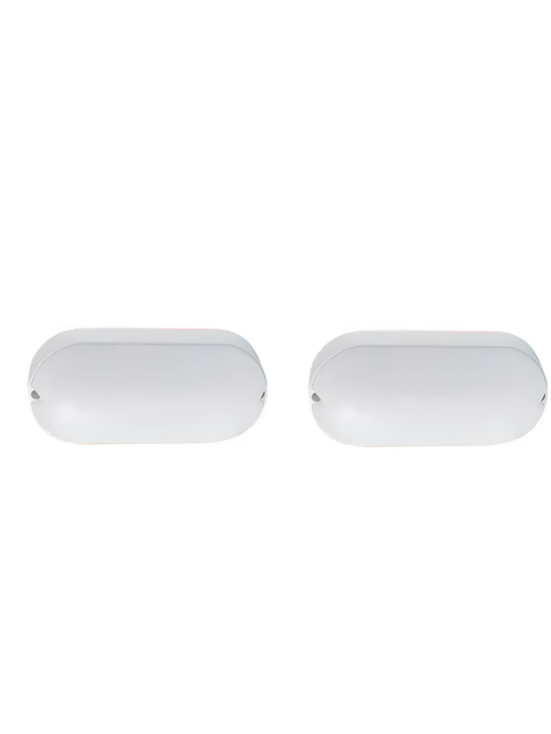 SPARK WORLD White 2 Pieces Contemporary Rectangle Shaped Wall Lamps