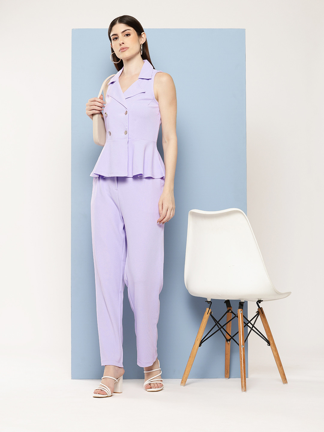 Chemistry Sleeveless Waistcoat With Trousers Co-Ord Set