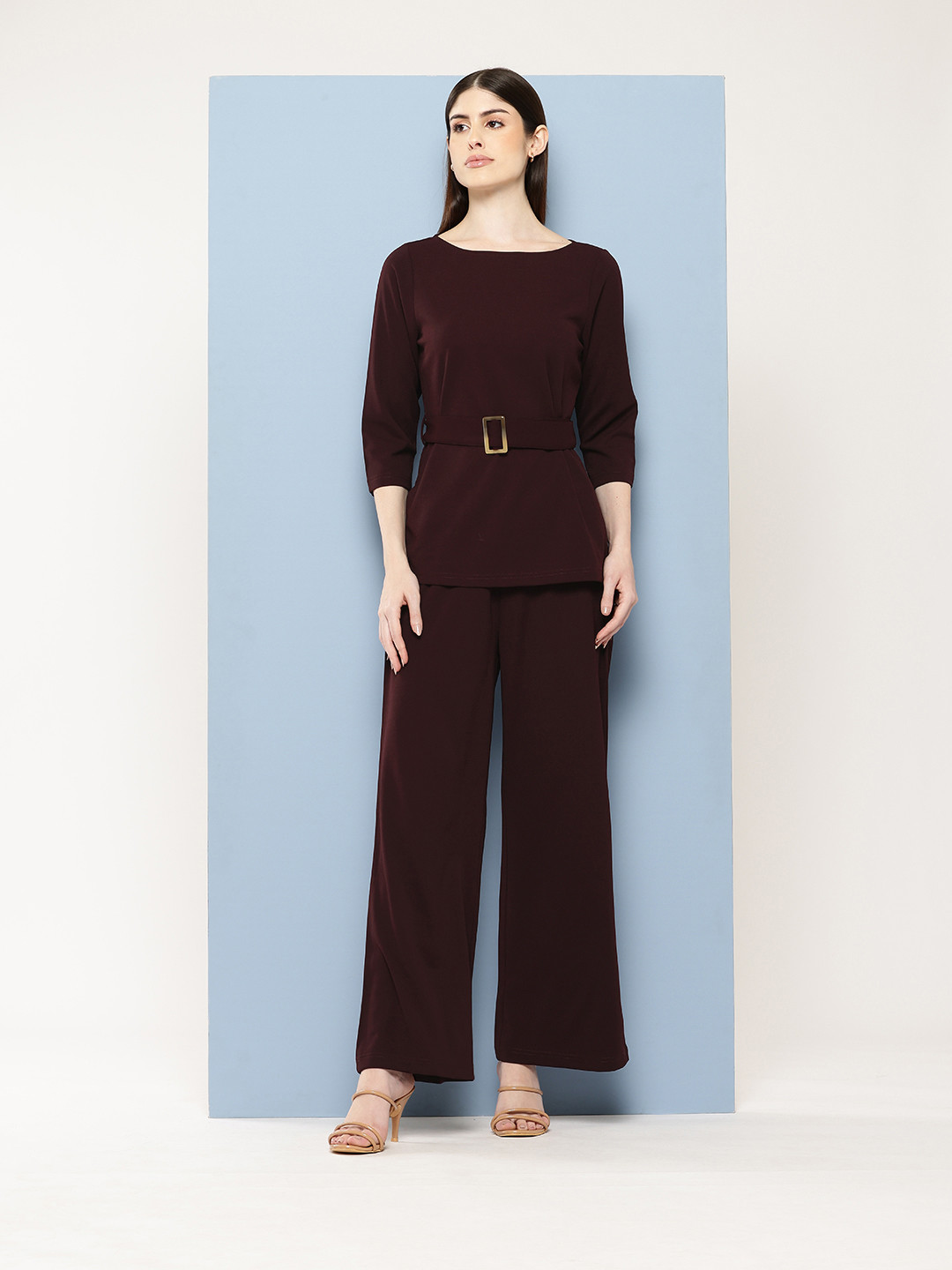 Chemistry Top With Trousers Comes With a Belt