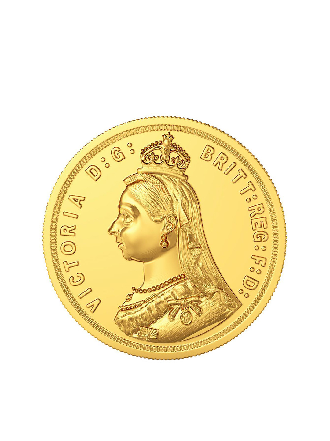 Joyalukkas 1 Gram Queen Victoria Gold Coin