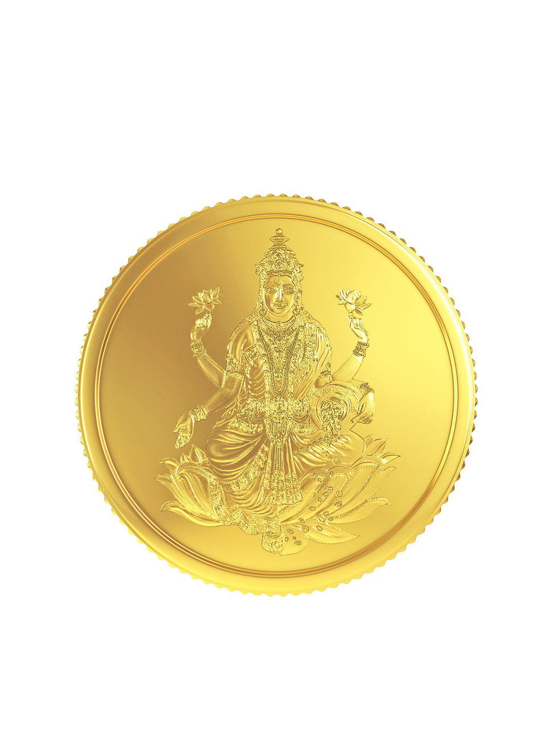 Joyalukkas Goddess Lakshmi 22KT (916) Gold Coin- 4 gm