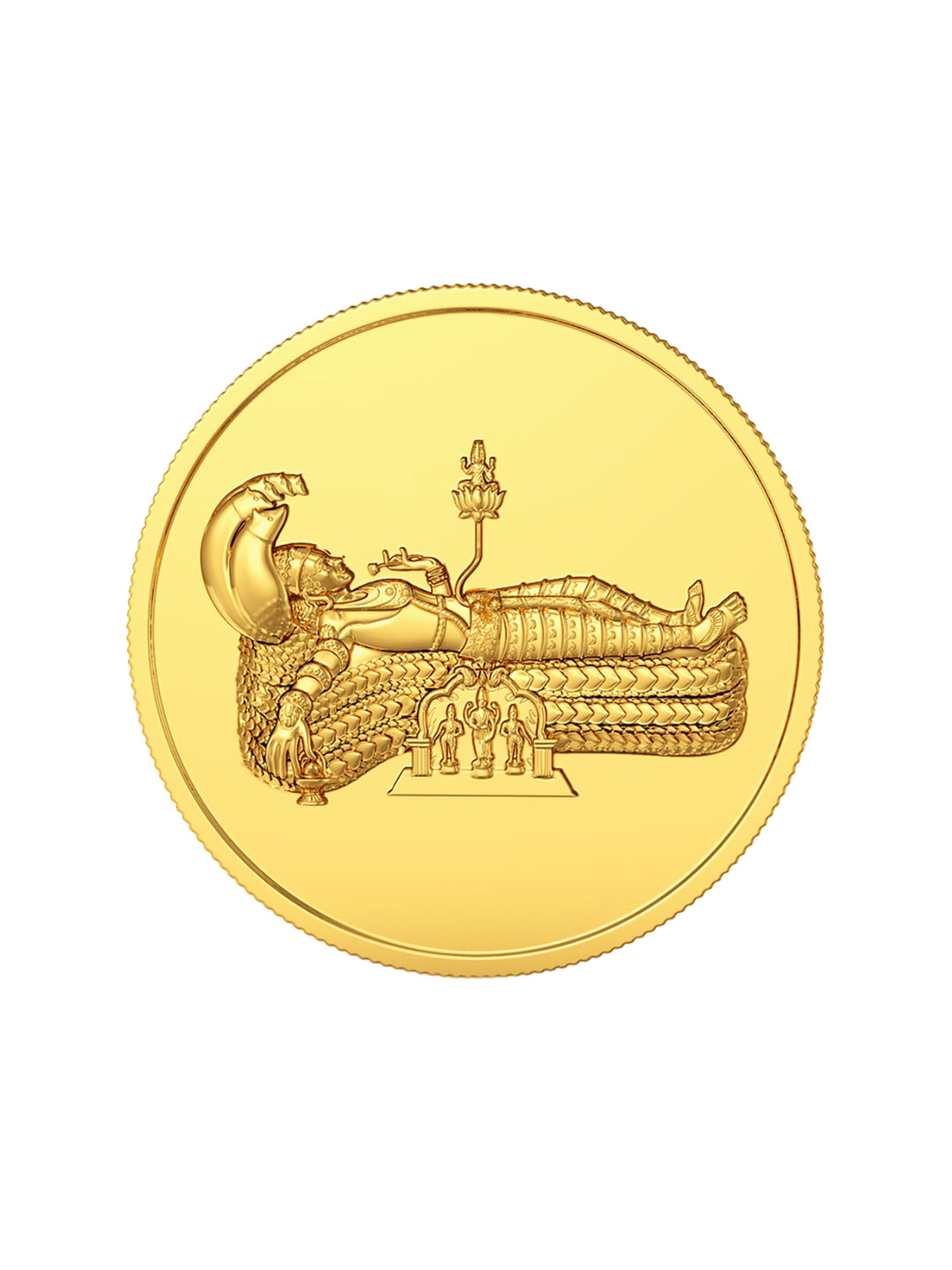 Joyalukkas Lord Vishnu 22KT Gold Coin- 2 gm