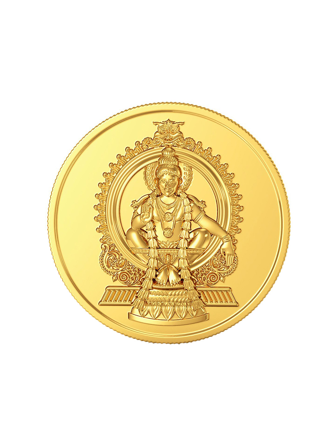Joyalukkas Goddess Ayappan 22KT (916) Gold Coin- 4 gm