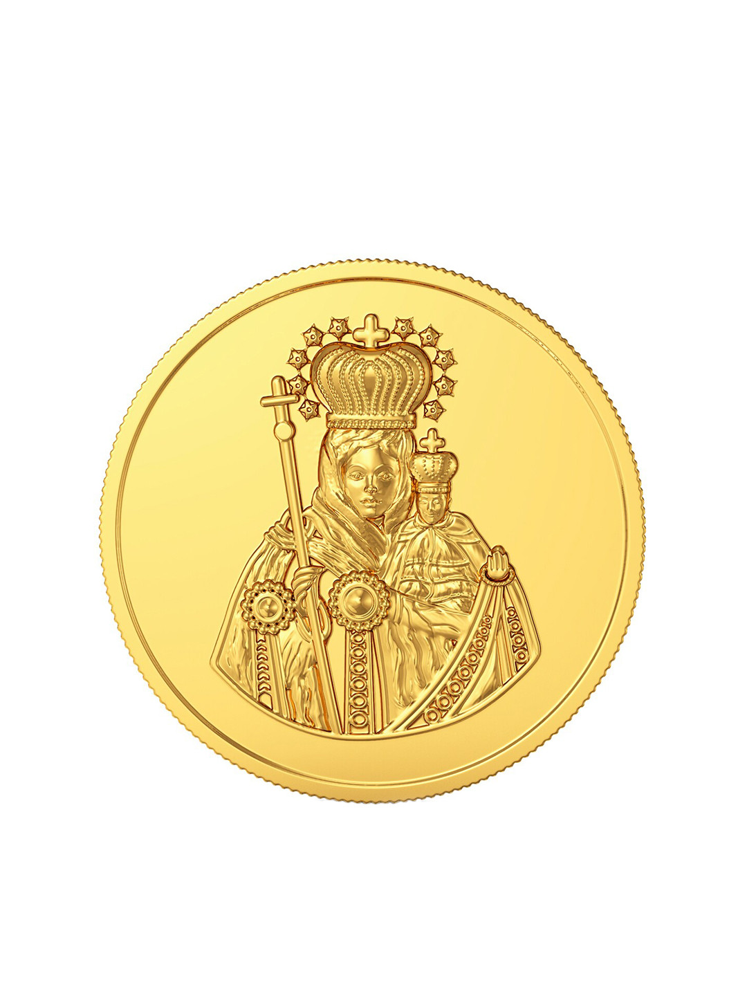 Joyalukkas St.Mary Gold Coin-1gm