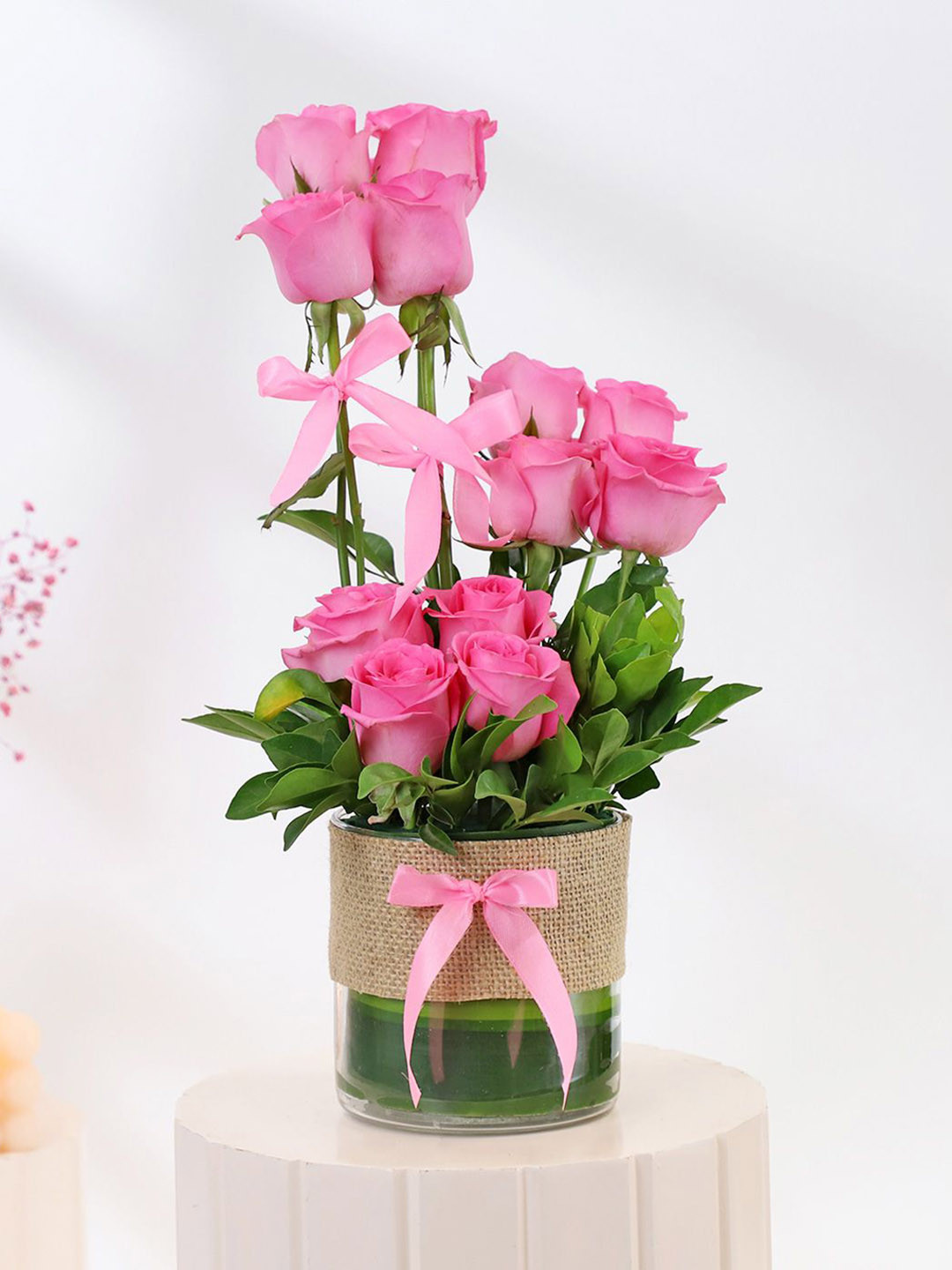 IGP Pink Elegant Rose In Vase