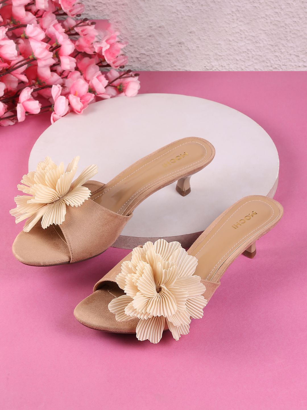 Mochi Women Kitten Peep Toes - Heels for Women 29875590 | Myntra